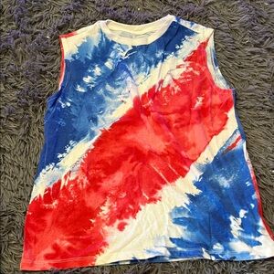 Colorful Tie-Dye Kids Tank Top